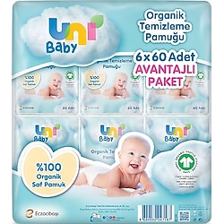 Uni Baby Bebek Temizleme Pamuğu