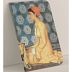 retronote Osman Hamdi Bey Defter 1 - Kur'an Okuyan Kız, 1880 - Çizgisiz - 64 Sayfa - 14x21cm