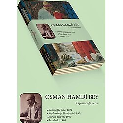 retronote Osman Hamdi Bey 4'lü Defter Seti 3 - Kaplumbağa Serisi - Çizgisiz - 64 Sayfa - 14x21cm