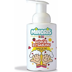 Minoris Kids Organik Karpuz Çilek Kokulu 300 ml Köpük Sabun