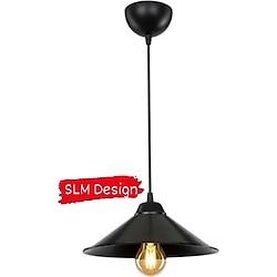 SLM Design Dorex Tekli Siyah Sarkıt Avize