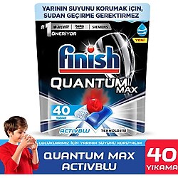 Finish Powerball Quantum Max 40'lı Bulaşık Makinesi Tableti