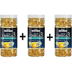 Shiffa Home Omega 3 Balık Yağı 100 Kapsül 3 Adet