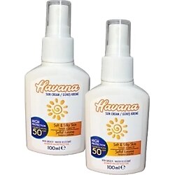 Havana Sun Cream Güneş Kremi Spf 50+ 100 ml 2 Adet