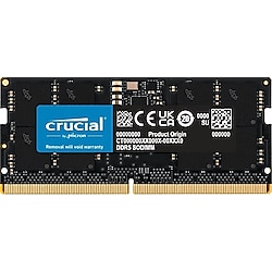 Crucial 16 GB 4800 MHz DDR5 CL40 SODIMM CT16G48C40S5 Ram