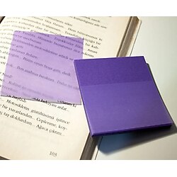Paste Notes Şeffaf Yapışkanlı Not Kağıdı / Transparan Sticky Notes - 50 Yapraklı