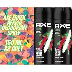 Axe Africa Deodorant Sprey 150 ml 2 Adet