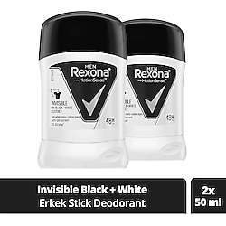 Rexona Men Invisible Black & White 50 ml 2 Adet Deo Stick