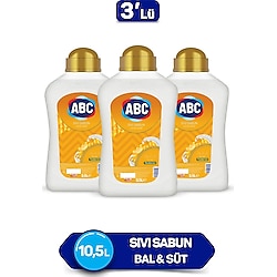 ABC Bal & Süt 3.5 lt 3'lü Sıvı Sabun