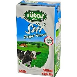 Sütaş %2.5 Yağlı 500 ml Süt