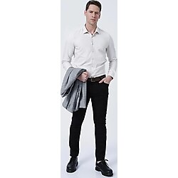 Fabrika Normal Bel Slim Fit Düz Siyah Erkek Chıno Pantolon - DELTA 2