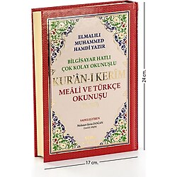 Arapça Türkçe Okunuşlu Ve Mealli Kuranı Kerim - Üçlü Kuran - Orta Boy - Seda Yayınevi