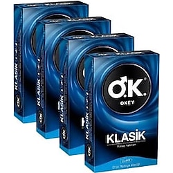 Okey Klasik 10'lu 4 Adet Prezervatif