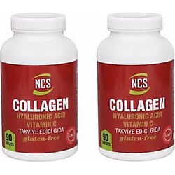 NCS Hidrolize Collagen Hyaluronic Acid Vit C 90 Tablet X 2 Adet NCS-COLLHYACID-90TAB-2