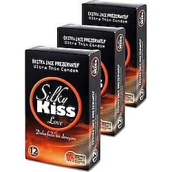 Silky Kiss Love 12'li 3 Adet Prezervatif