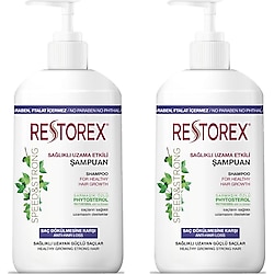 Restorex Hızlı Uzama Etkili Saç Dökülmesine Karşı 1000 ml 2 Adet Şampuan