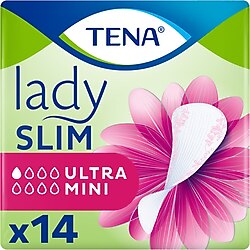 Tena Lady Slim Ultra Mini Kadın Mesane Pedi 14'lü 10 Paket