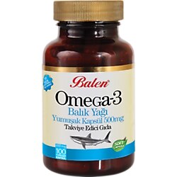 Balen Omega 3 Balık Yağı 650 mg 100 Kapsül