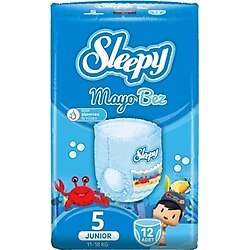 Sleepy Mayo Külot Bez 5 Junior (11-18 Kg) 12 Adet