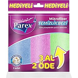 Parex Mikrofiber Comfort Temizlik Bezi 3 Al 2 Öde