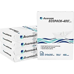 Avansas Ecopack-400 A4 70 gr 2000 Yaprak 5'li Paket Fotokopi Kağıdı