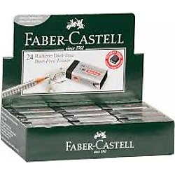 Faber-Castell Siyah Öğrenci Silgisi 24'Lü Paket