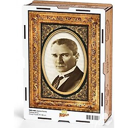 King Of Puzzle Atatürk Portre Ahşap Puzzle 2000 Parça (TR59-MM)