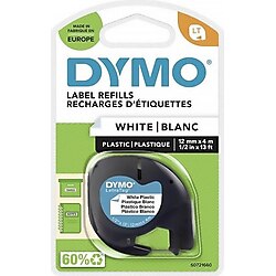 Dymo Letratag 12X4 Plastik Serit Beyaz S0721660