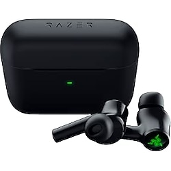 Razer Hammerhead True Wireless (2. Nesil) - Kablosuz Kulaklıklar (kulak içi kulaklıklar, Chroma RGB aydınlatma, ANC aktif gürültü önleme, ultra düşük gecikme süreleri, şarj kutusu) siyah