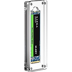 AODUKE M.2 2230/2242/2260/2280MM SSD Sabit Sürücü Koruma Kutusu Depolama Kutusu Sürücüsü, Şeffaf Manyetik Kapatma NGFF/NVME Yöneticisi (SSD)-01M2 için M.2 SSD Kasa Muhafazası