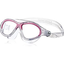 Cressi Cobra Kid Yüzücü Gözlüğü Hypoalerjik Silikon, 7-15 Yaş Çocuklar için Yüzücü Gözlüğü Şeffaf/Pembe Tek Beden