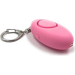 Ocona mini Cep alarmı Panikalarm öz Savunma ile entegre LED-Lamba, alternatif biber gazı spreyi, taşınabilir, siyah