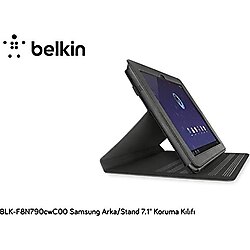 Belkin BLK-F8N790cwC00 Samsung Galaxy Tab Arka 10.1 Siyah Stand / Kapak