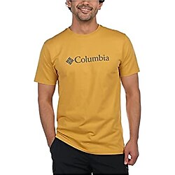 Columbia Csc Basic Logo Short Sleeve Erkek T-shirt (Deve Tüyü/XL)