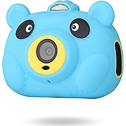 YuuHeeER 1 Adet Çocuk Kamerası Mini Çocuk Kamerası Kordon Ayı Spor SLR USB Şarj Edilebilir MP3 MP4 Doldurma Işığı