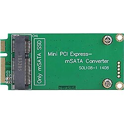ASUS EEE PC 1000 için mSATA Mini PCI Express SATA SSD Yükseltici Kart Genişletici Adaptör Dönüştürücü
