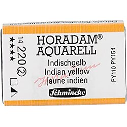 Schmincke Horadam Aquarell 1/1 Tablet 220 Indian Yellow Seri 2