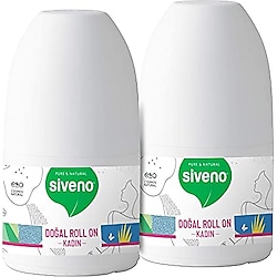Siveno Doğal Roll-On Kadınlar İçin 50 ml 2 Adet