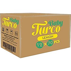 Baby Turco Limon Kokulu 840 Yaprak Islak Bebek Havlusu (12 x 70 Adet)