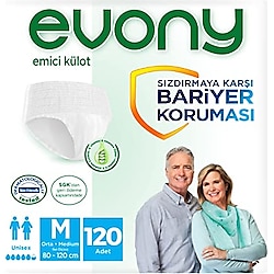 Evony 5.5 Damla Orta Boy (M) 30'lu 4 Paket Emici Külot