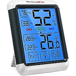 ThermoPro TP55 Termometre İç Mekan Dijital Isı ve Nem Ölçer