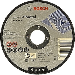 Bosch Düz Metal Kesme Diski, Gri, 1 Adet