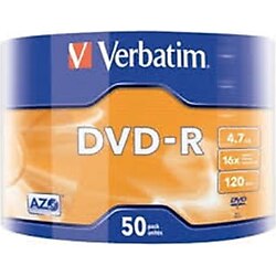 VERBATİM DVD-R 4.7GB 120 MİN 50'li