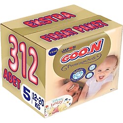 Goon Premium Soft Bebek Bezi 5 Numara Junior 312 Adet