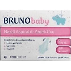 Bruno Baby 10'lu Nazal Aspiratör Yedek Uç