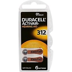 Duracell 48 X Duracell Activair 312 PR41 Hearing Aid Batteries Button Cell Blister 