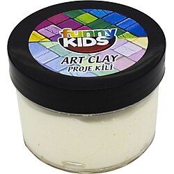 Funny Kids Art Clay Proje Sanat Kili Beyaz 550