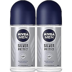 Nivea Men Silver Protect 50 ml 2 Adet Roll-On