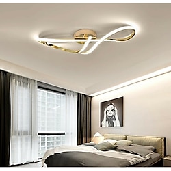 Burenze Modern Luxury Tasarım Plafonyer LED Avize Gold Sarı BURENZE1005 - 1'li - Altın