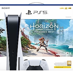 Sony Playstation 5 + Horizon Forbidden West Digital Oyun Kodu ( Eurasia Garantili ) - 1. Kol Oyun Konsolu - Beyaz